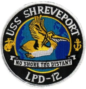 USS SHREVEPORT LPD-12 Patch – Sew On